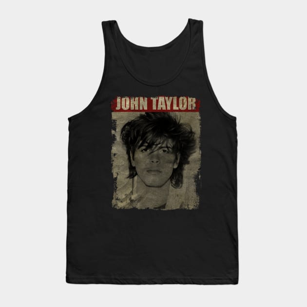 TEXTURE ART-John Taylor - RETRO STYLE Tank Top by ZiziVintage